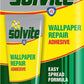 Solvite Wallpaper Repair Adhesive, Wallpaper Paste for Fixing Tears, Seams & Edges, Extra-Strong Glue for Seam Repair, Easy-Spread, 1x56g