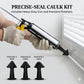 Tsekouri 25-Piece Professional Caulking Gun Kit | Complete Sealant Tool Set with Silicone Gun, Finishing Tools, Removal Set & Accessories | Bathroom, Shower, Kitchen, Window & Floor Sealing