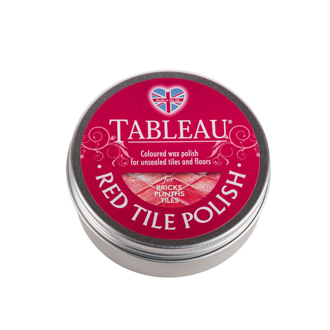 Tableau Red Tile Polish, Rejuvenate Red Tiles, Brickwork, Unsealed Concrete and More. 150ml
