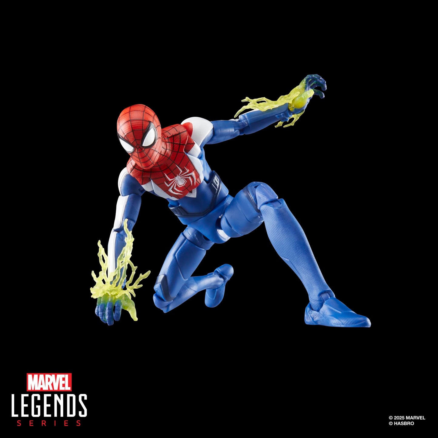 Spider-Man Marvel Legends Series Gamerverse Miles Morales Upgraded Suit Style Action Figure, Blue