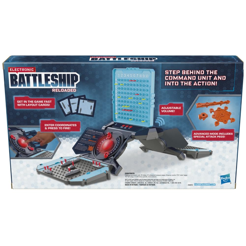 Hasbro Gaming Electronic Battleship Reloaded Board Game