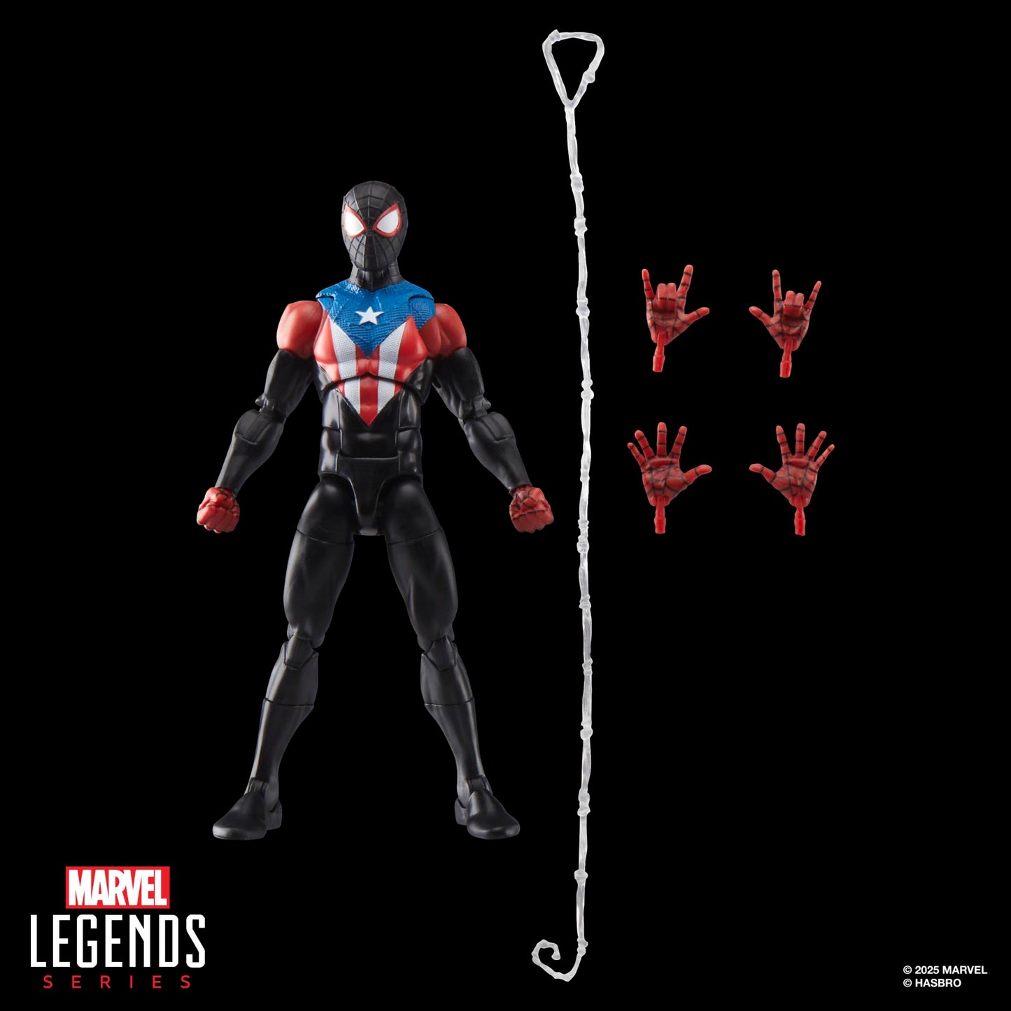 Spider-Man Marvel Legends Series Gamerverse Miles Morales Boricua Suit Action Figure