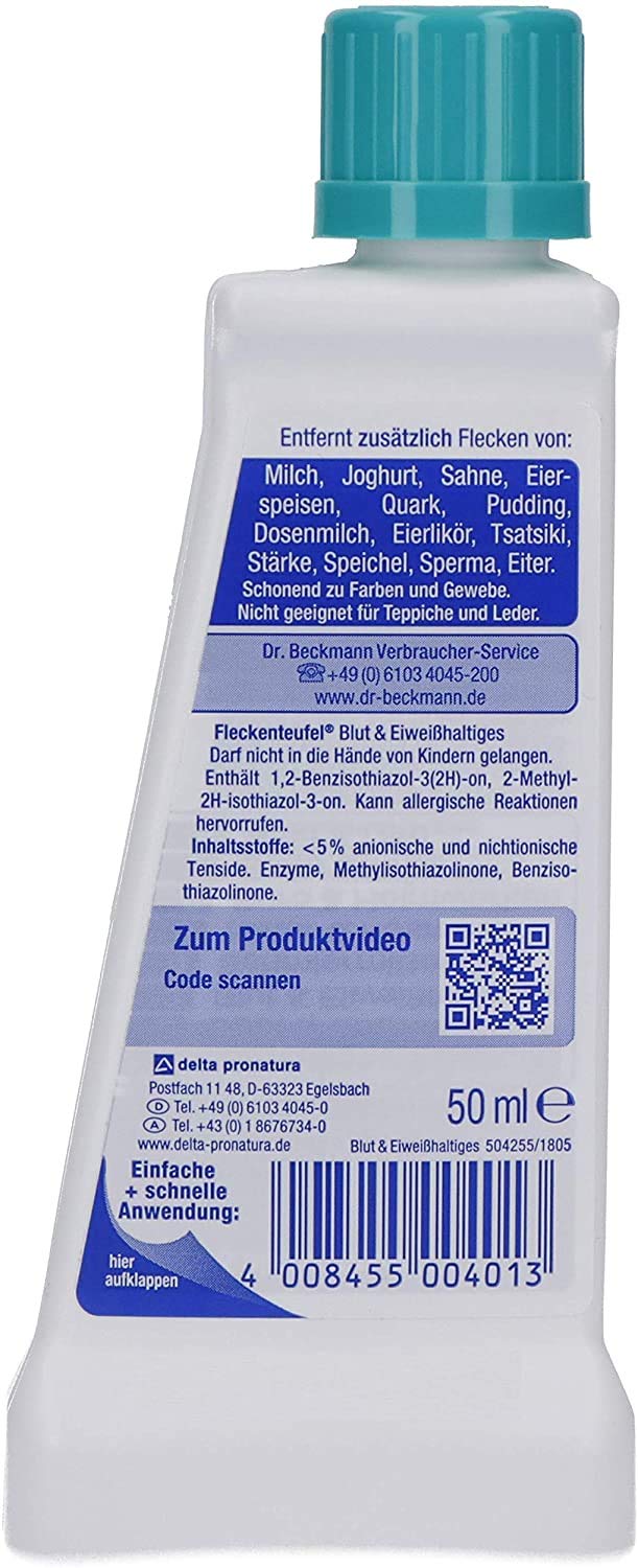 Dr. Beckmann Stains devil blood, milk, protein, 50 ml