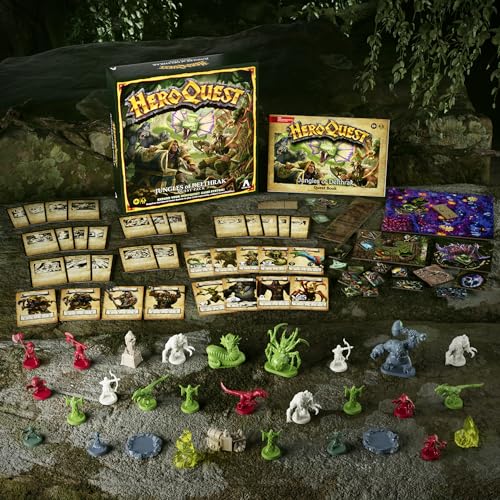Avalon Hill HeroQuest Jungles of Delthrak Quest Pack, Requires HeroQuest Game System to Play, Roleplaying Games - English Version