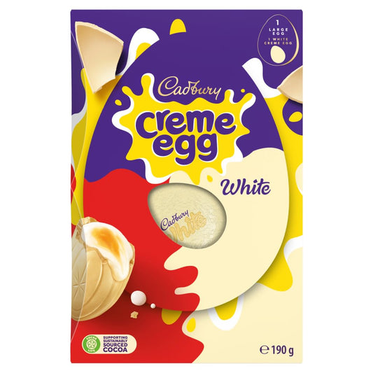 Cadbury White Creme Egg Easter Egg 190g