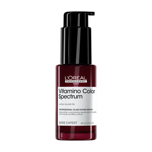 L'Oréal Professionnel Glass Shine Serum, Concentrated Serum Mirror, Protects & Provides Intense Shine, Vitamino Color Spectrum, 30ml