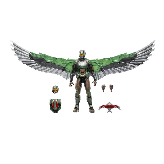 Marvel Legends Series Falcon, Captain America: Brave New World Deluxe 15-cm Action Figure, Green