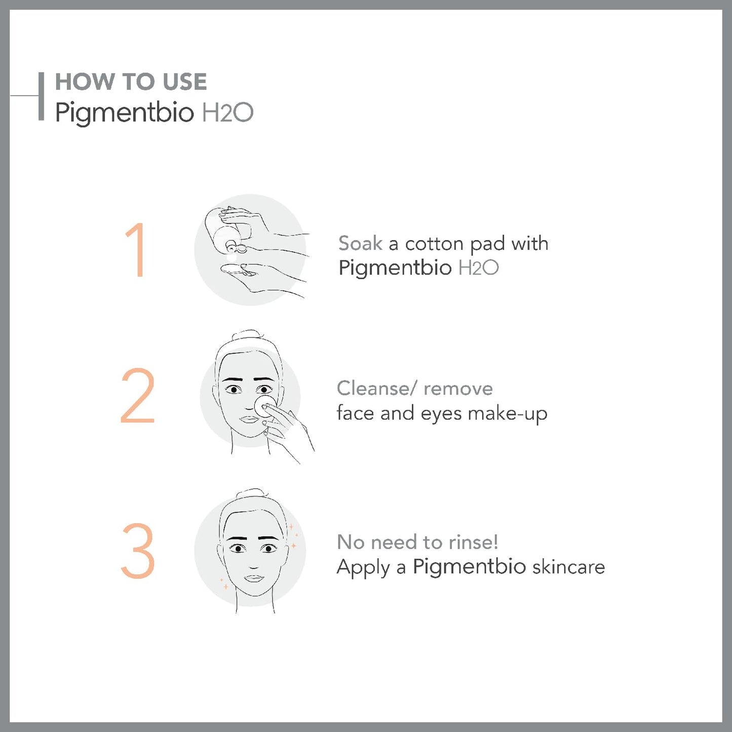 Bioderma Pigmentbio H2O Micellar Water - Anti-Dark Spot Brightening Cleanser Formulated for Skin with Hyperpigmentation, Gentle Make Up Remover, 250ml