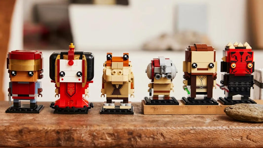LEGO 40676 Brickheadz Star Wars The Phantom Menace 10+ 732 Pieces With Buildable Figures of Various Characters