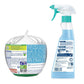 Croc’Odor Fridge Deodoriser XL 140g Bundled WIth Hygiene Cleaner 250ml and 3 Alimos Microfibre Cloths Fridge Cleaning and Odour Control Bundle