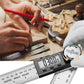 Tsekouri Digital Angle Finder Ruler 7 Inch/200mm Stainless Steel, LCD Angle Measurement Tool, Metal Protractor & Digital Angle Gauge with Carpenter Pencil & 6 Refill Tips, Internal & External Corners