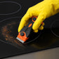 Alimos Oven Cleaning Kit – Oven & Grill Cleaner, Cookware Cleaner, 3 Microfibre Cloths, Non-Scratch Scraper, Cleaning Sponge, Extra Strong Rubber Gloves (M)