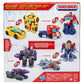 Transformers Toys Heroes vs Villains 4-Pack, Autobot and Decepticon 11-cm Action Figures, Preschool Robot Toys for Children Aged 3 and Up