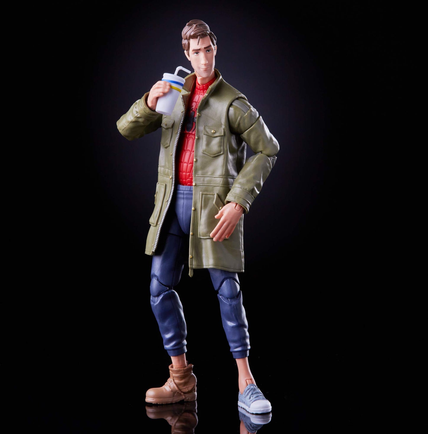 Spider-Man Hasbro Marvel Legends Series Into the Spider-Verse Peter B. Parker 15 CM Collectible Action Figure Toy For Kids Age 4 and Up
