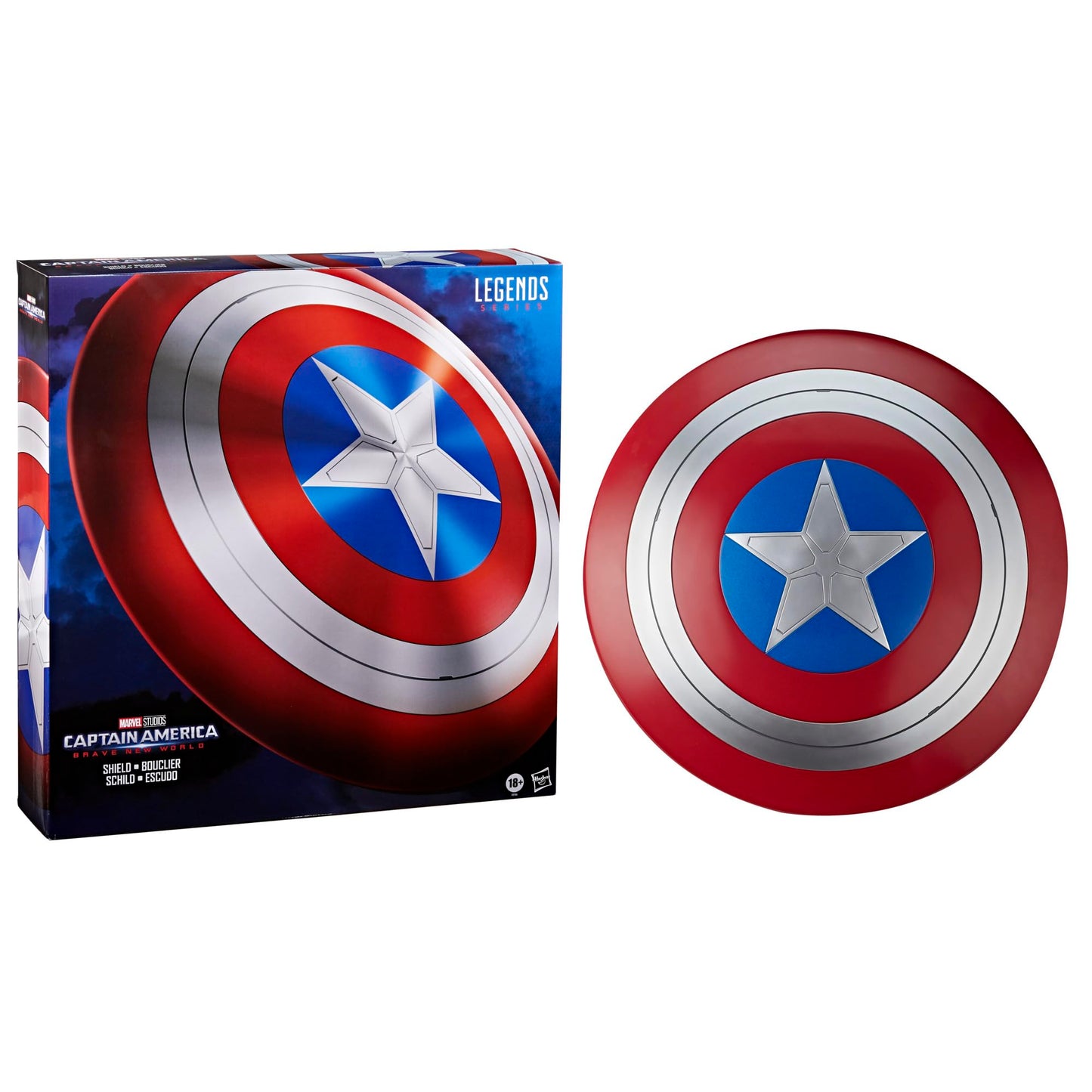 Marvel Legends Series Captain America Shield Adult Roleplay Item