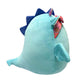 Squishmallows Original 7.5-Inch - Tatiana the Dark Teal Dragon with Bandana