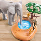 Playmobil 71294 Wiltopia Elephant at the Waterhole, exciting safari with animal learning effect, educational toy, sustainable, fun imaginative role-play, playsets suitable for children ages 4+
