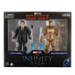 Universo Marvel Marvel Hasbro Legends Series, Action Figure Toy 2-Pack Happy Hogan and Iron Man Mark 21, Infinity Saga characters, Premium Design, 2 Figures and 5 Accessories, Multicoloured (F0191)
