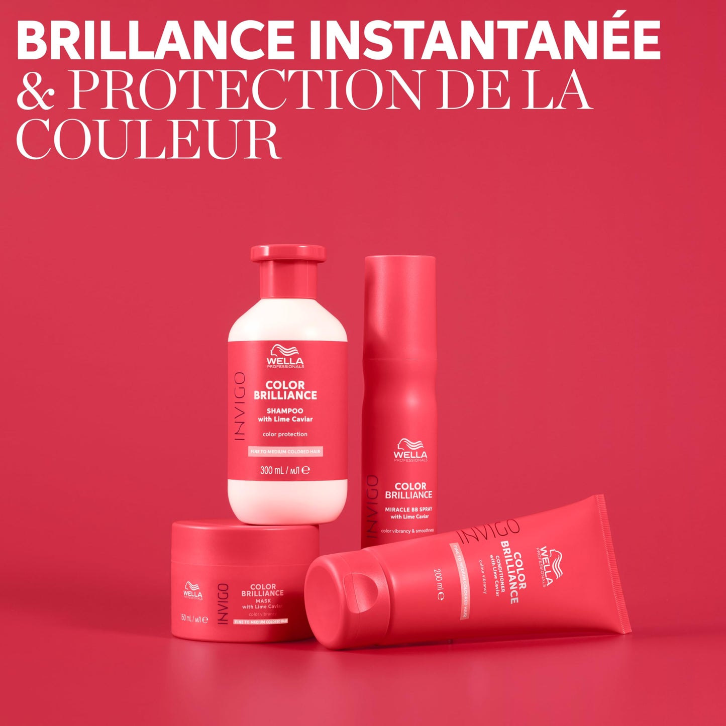 Wella Professionals Pink Color Fresh Mask - Colour Depositing Hair Mask & Home Hair Gloss Treatment - Bright Pink Temporary Hair Dye with Avacado Oil (150ml)