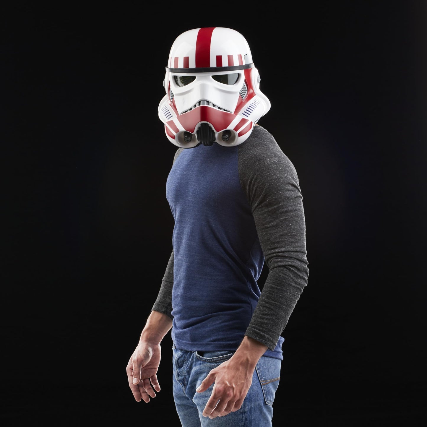 Star Wars The Black Series Imperial Shock Trooper Premium Electronic Helmet, Battlefront II Adult Roleplay Item