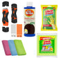 Complete Hob & Kitchen Cleaning Kit – Hob Brite Cleaner, Elbow Grease Cloths (3pk), Precision Scraper with Interchangeable Edges, 3 Microfibre Cloths & Gloves – Non-Scratch, Induction & Ceramic Safe