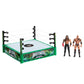 Mattel WWE Bloodline Rules Playset with Ring & 2 Action Figures, Includes The Rock & Roman Reigns 6-inch Superstar Collectibles, JDB55