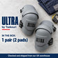 Tsekouri Ultra Knee Pads for Work, Hinged Hard Shell, EVA Foam, 1 Pair