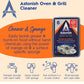 Alimos Oven Cleaning Kit – Oven & Grill Cleaner, Cookware Cleaner, 3 Microfibre Cloths, Non-Scratch Scraper, Cleaning Sponge, Extra Strong Rubber Gloves (M)