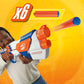 Nerf N Series Strikeback Blaster with Snapback Action, Internal 6-Dart Clip & 12-Dart Storage, Includes 18 Official N1 Foam Darts, High-Performance Toy Blaster for Kids 8 For Kids