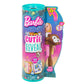 Barbie Dolls and Accessories, Cutie Reveal Doll with Monkey Plush Costume & 10 Surprises Including Color Change, Jungle Series