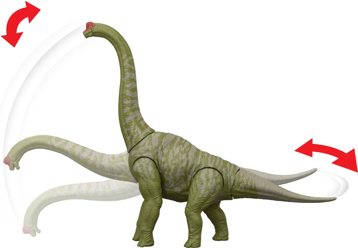 Mattel Jurassic World Extra Large Dinosaur Figure, Brachiosaurus, Legacy Collection 39 Inches Long, Jurassic Park III Design, JLD17