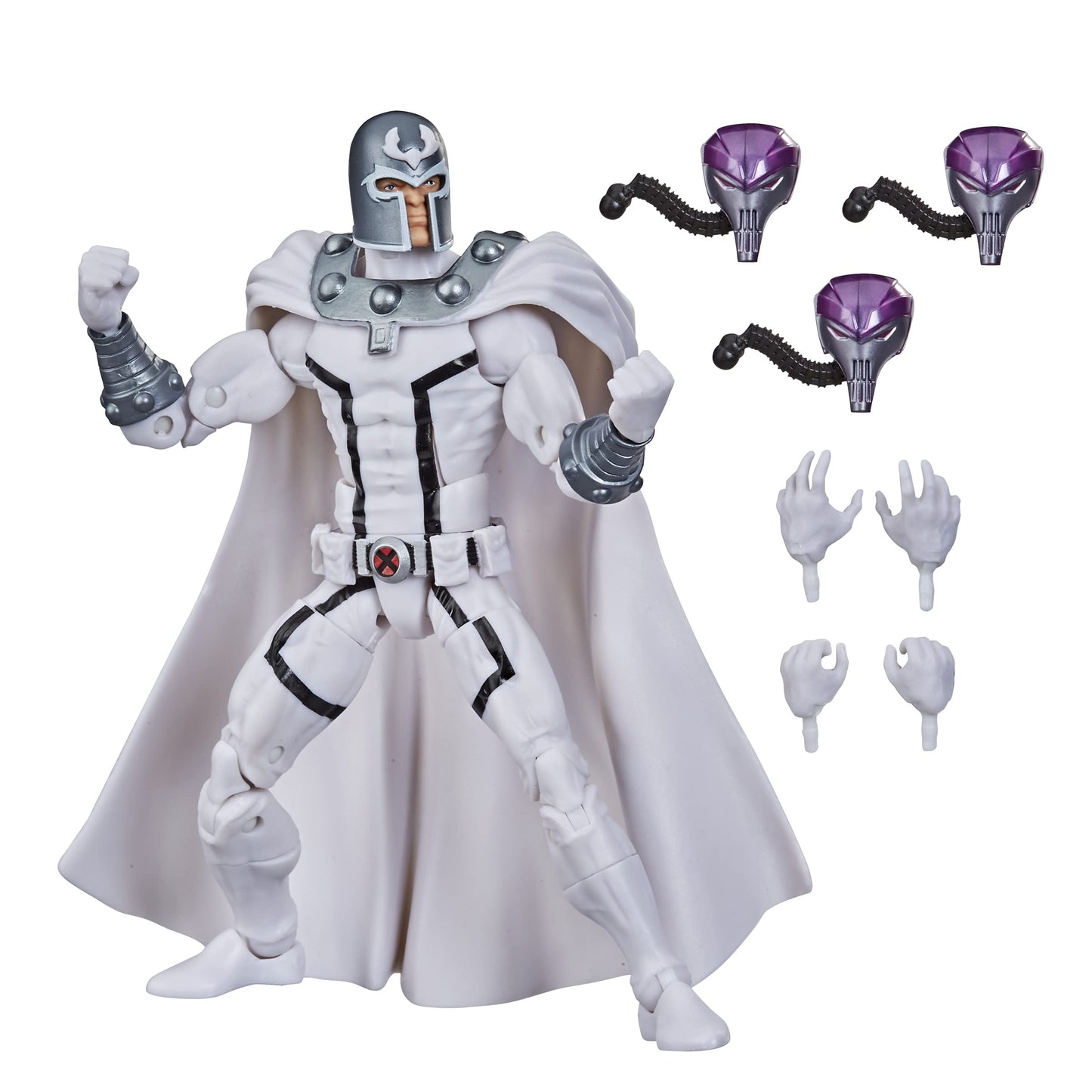 Marvel Hasbro Legends Series X-Men 6-inch Collectible Magneto Action Figure Toy, Premium Design And 2 Accessories, Ages 4 And Up F0337