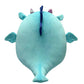 Squishmallows Original 7.5-Inch - Tatiana the Dark Teal Dragon with Bandana