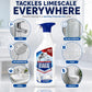 Limescale Remover Bundle - Spray 500ml & Cleaning Liquid 500ml with Crevice Detail Brush, Non-Scratch Scrub Sponge, Rubber Gloves & 3 Microfibre Cloths - Bathroom Taps Shower Tile Descaler Set