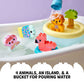 LEGO 10966 DUPLO Bath Time Fun: Floating Animal Island Bath Toy for Babies and Toddlers 1.5 plus Years Old, Baby Bathtub Water Toys, Easy to Clean