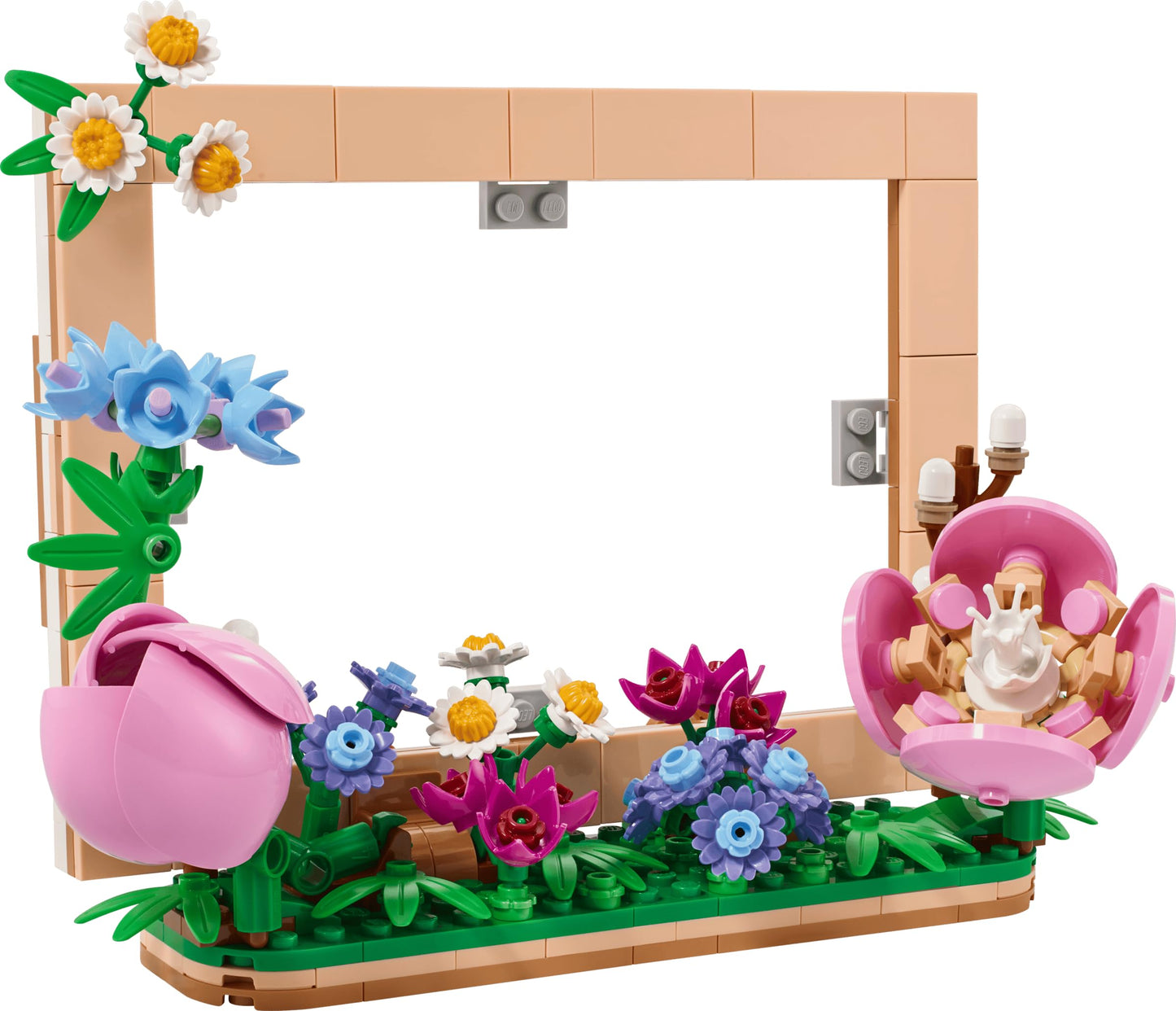 LEGO Floral Picture Frame Botanicals 40916, Building Block Toy, Plastic, for Adults, Includes Instruction Manual