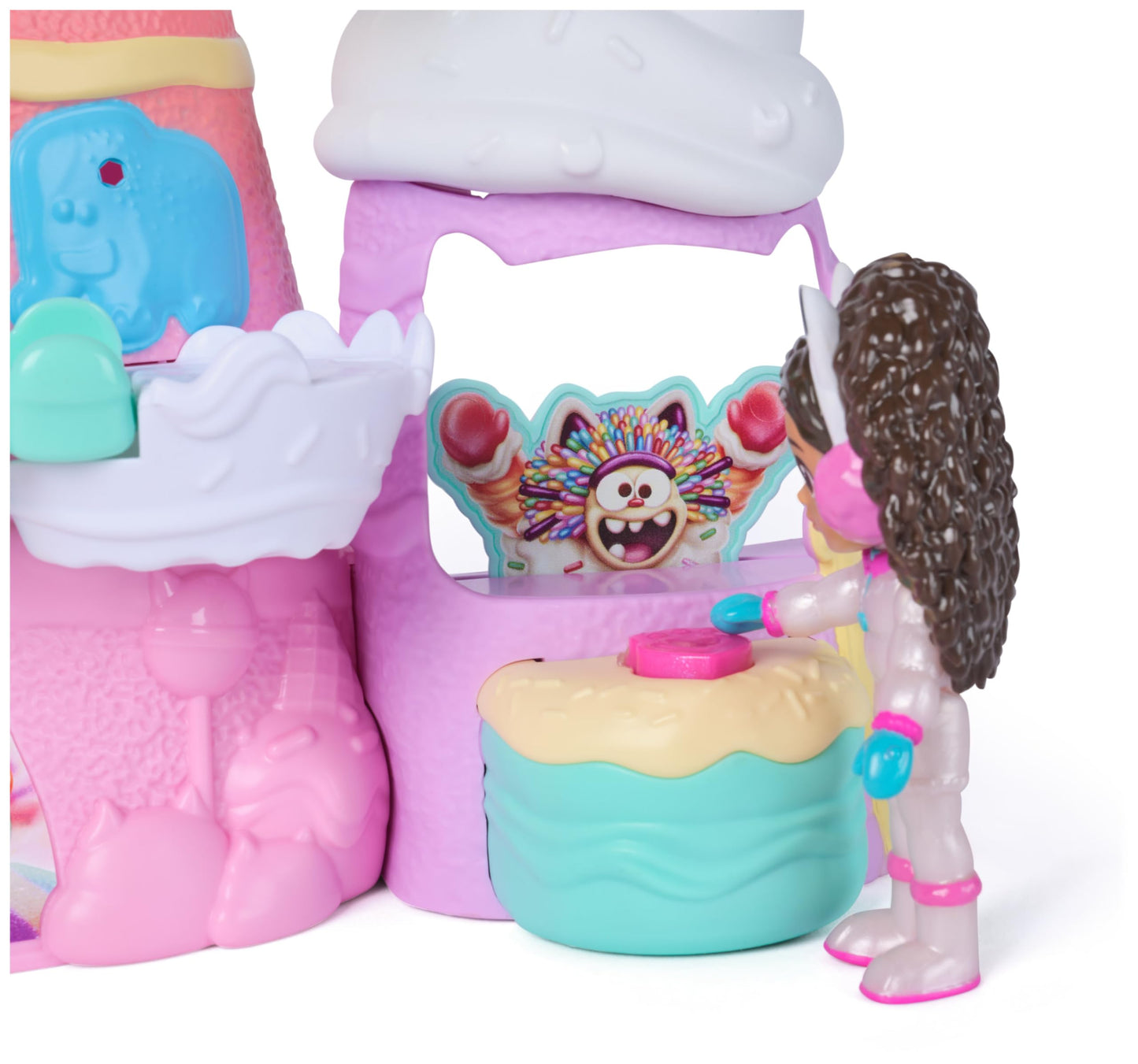 Gabby's Dollhouse: The Movie, Gabby's Sweet Treat Mountain Playset, 12-Piece Set with Figures and Accessories, Kids Toys for Girls and Boys Ages 3 and Up