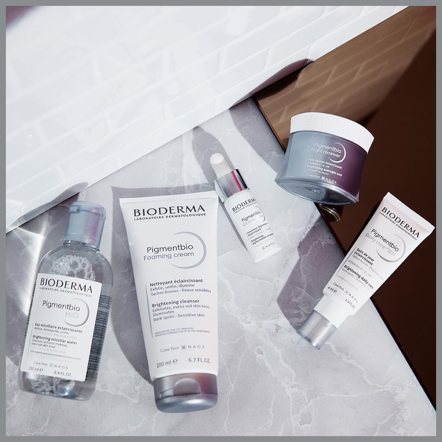 Bioderma Pigmentbio H2O Micellar Water - Anti-Dark Spot Brightening Cleanser Formulated for Skin with Hyperpigmentation, Gentle Make Up Remover, 250ml