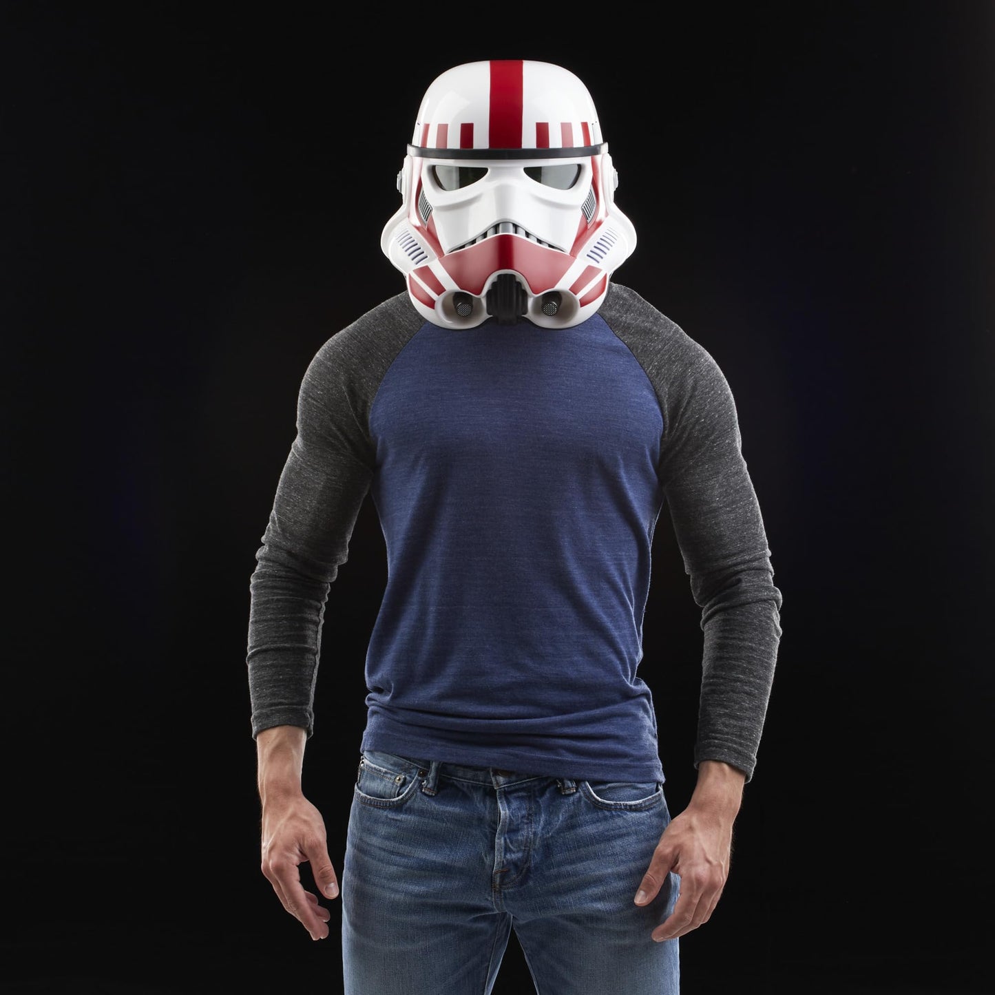 Star Wars The Black Series Imperial Shock Trooper Premium Electronic Helmet, Battlefront II Adult Roleplay Item