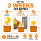 Alimos Fruit Fly Trap for Indoors, 2 Pack Fruit Fly Killer for Home and Kitchen, Natural Bait Fruit Fly Catcher, Up to 3 Weeks per Bottle, Child and Pet Friendly Indoor Fruit Fly Traps
