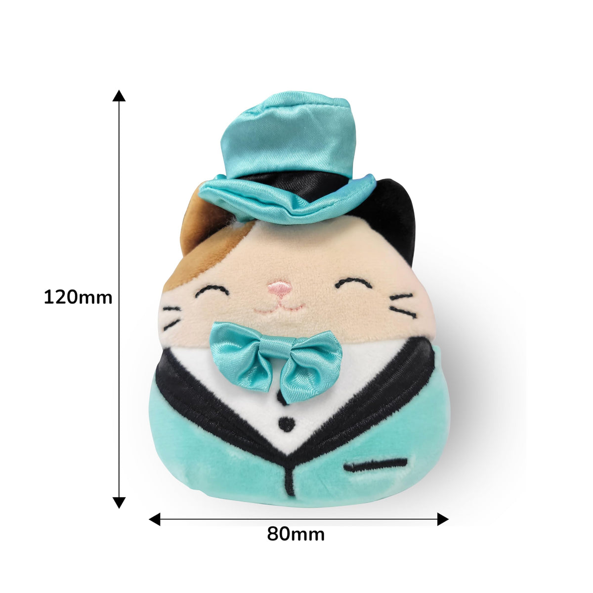 Winning Moves Squishmallows Monopoly Board Game Collectors Edition, Play with Fifi the Fox, Rosie the pig and Brock Bulldog, exclusive 4 Inch Cam the Cat plush, gift for ages 8 plus (WM04179-EN1-6)