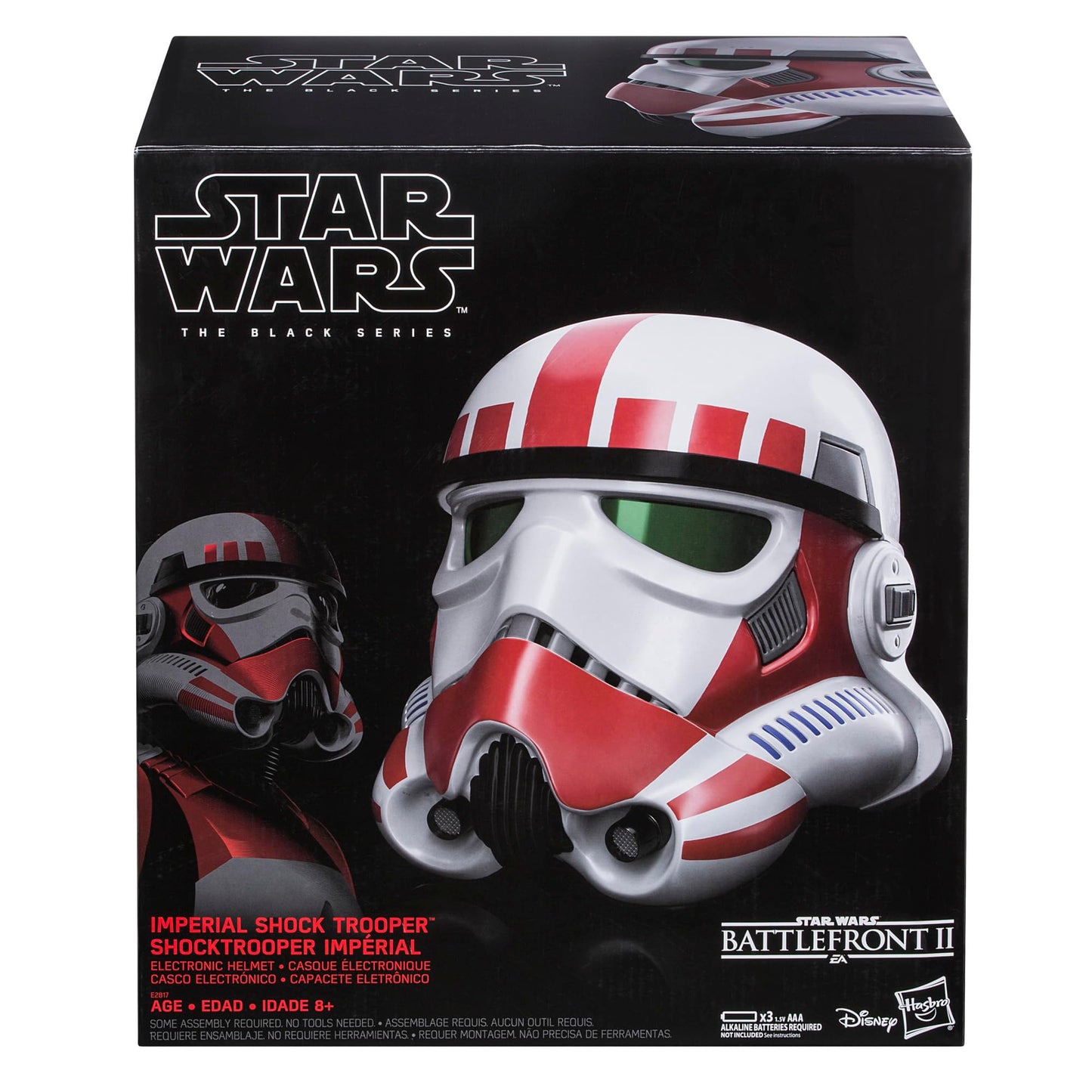 Star Wars The Black Series Imperial Shock Trooper Premium Electronic Helmet, Battlefront II Adult Roleplay Item