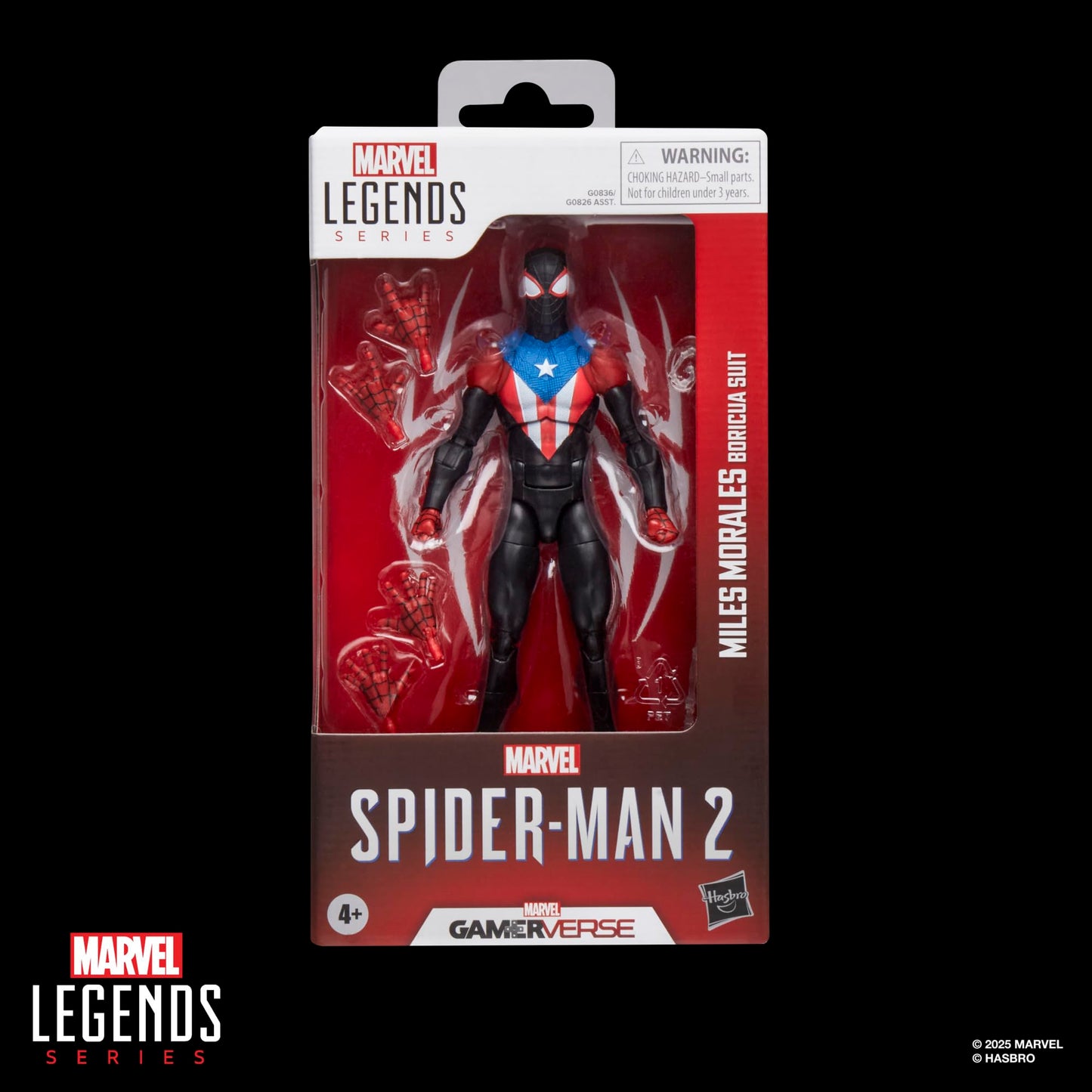 Spider-Man Marvel Legends Series Gamerverse Miles Morales Boricua Suit Action Figure