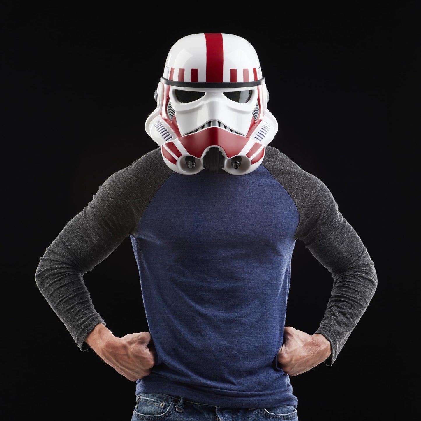 Star Wars The Black Series Imperial Shock Trooper Premium Electronic Helmet, Battlefront II Adult Roleplay Item