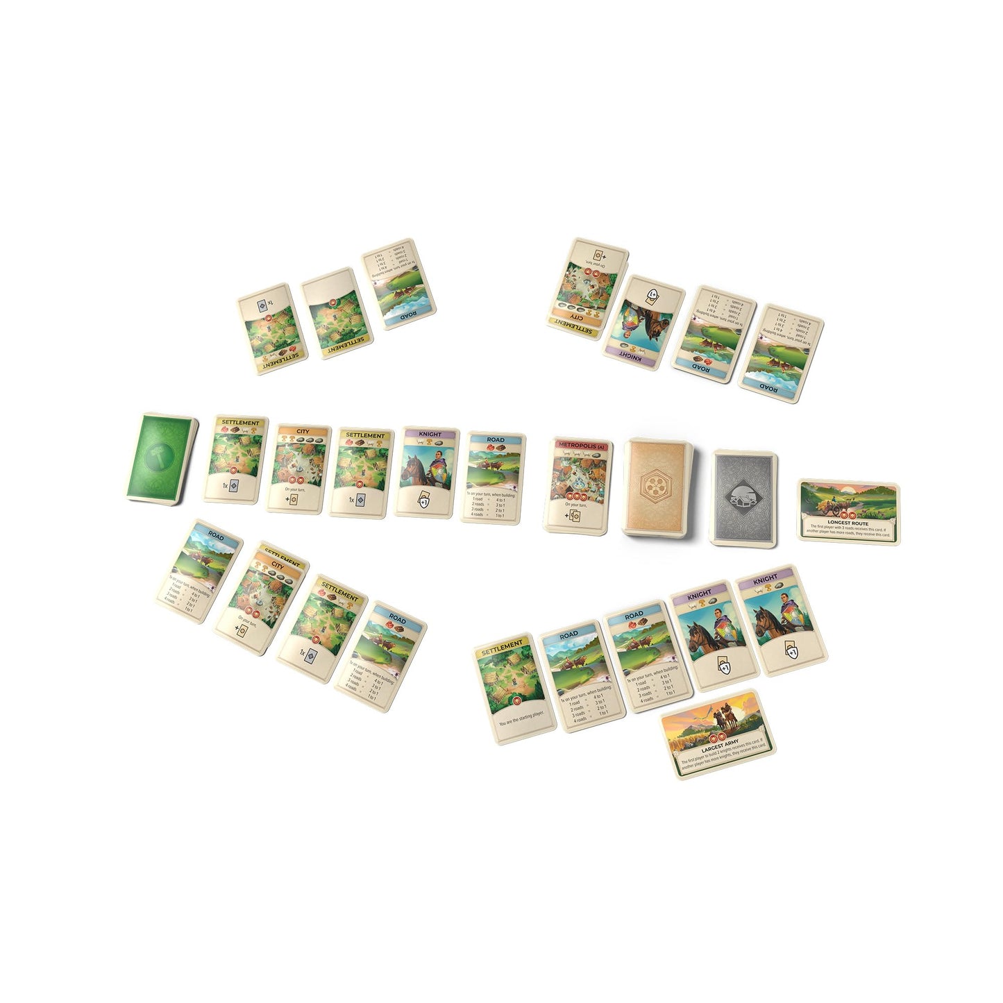 CATAN - On The Road | Strategic Travel Family Card Game | Ages 10+ | 3-4 Players | 15 Minutes Playing Time
