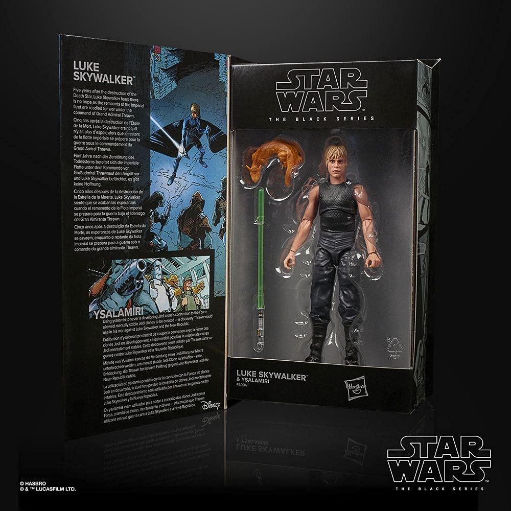 Star Wars The Black Series Luke Skywalker & Ysalamiri 6-Inch-Scale Lucasfilm 50th Anniversary Star Wars: Heir to the Empire Action Figure