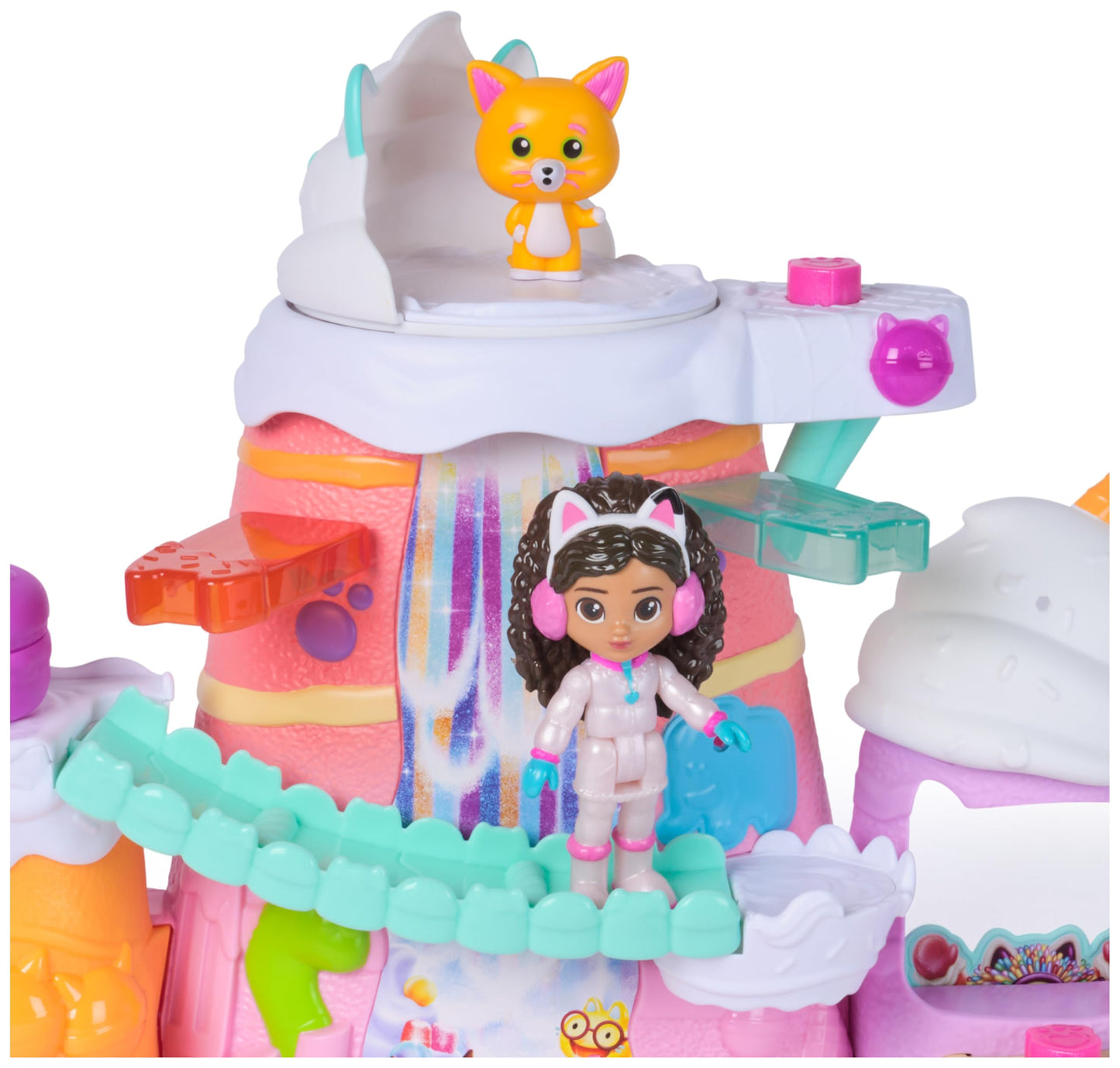 Gabby's Dollhouse: The Movie, Gabby's Sweet Treat Mountain Playset, 12-Piece Set with Figures and Accessories, Kids Toys for Girls and Boys Ages 3 and Up