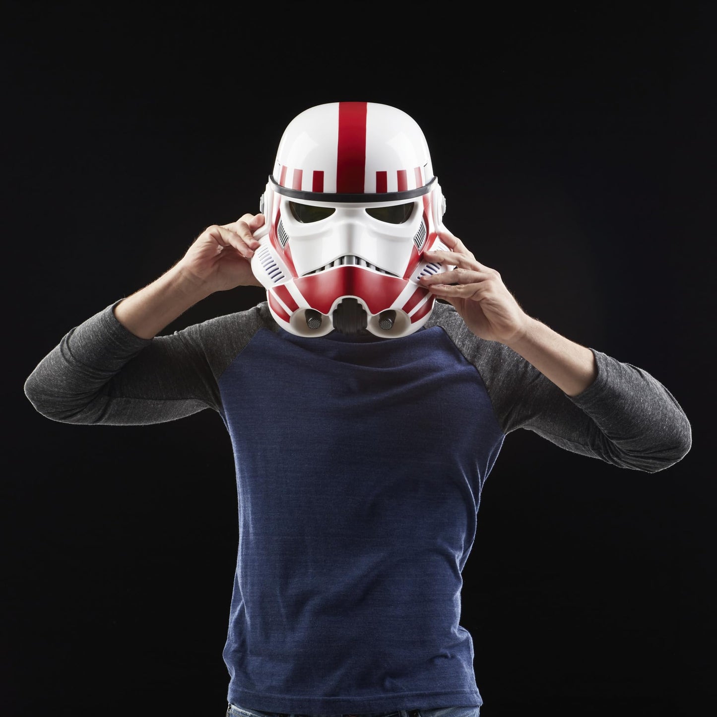 Star Wars The Black Series Imperial Shock Trooper Premium Electronic Helmet, Battlefront II Adult Roleplay Item
