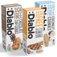 Diablo Sugar-Free Cookies – Mixed Flavours No Sugar Cookies Luxury Biscuits, Healthy Crunchy Snacks Gift Box for Adults, Kids and Families – Coconut, Peanuts, Chocolate Chip, Pack of 3
