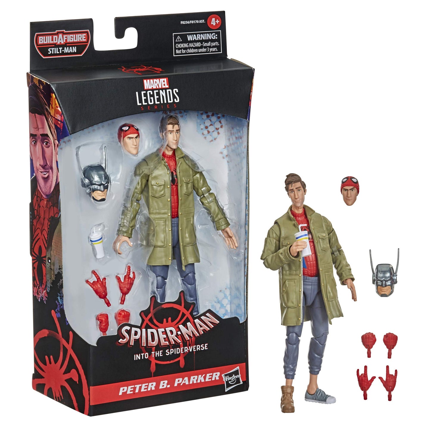 Spider-Man Hasbro Marvel Legends Series Into the Spider-Verse Peter B. Parker 15 CM Collectible Action Figure Toy For Kids Age 4 and Up